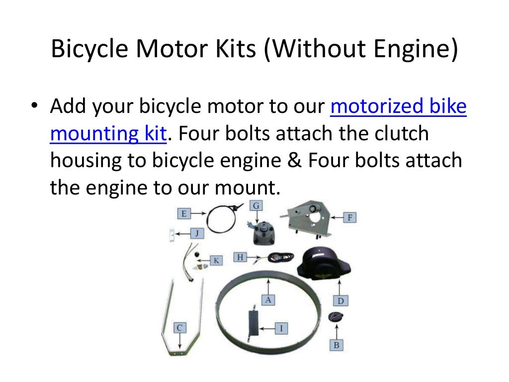 gas bicycle parts
