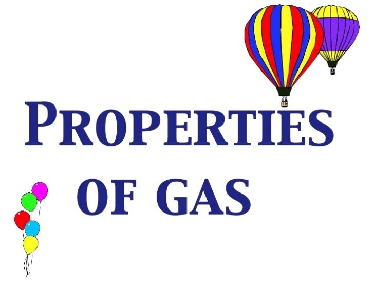 Resultado de imagen de gas properties