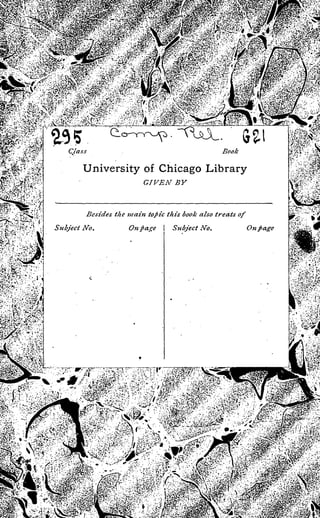-.i^"^




                              ^*^
                                            ^l-y
                                                      '^^     if
                                                    •KV

                                                                     '''L


                                    S.J:'


                                    Î^Ç
                                            Ciass                                           Book


                                               University of Chicago Library
                                                          GIVEN BY


                                                Beszdes the 7itain topic this book also treats of
                -.5
                          ^

                                     Subjeci No,                   On page    Snbject No,           07ipage




«>-   H




ri        ,-t   tf-   '




                                                            , "^




                                                                                    



                                                                                                              ^}^




                                                                                                        'j^
                                                            ^'


                                                                             !#     ^'- CP'^ JJW
                 Eii^^^'                                    âM                                                'M
 