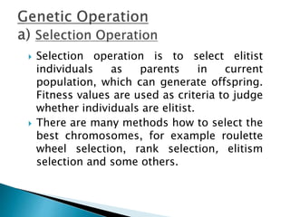 Genetic Algorithm | PPT