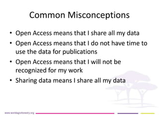  Shifting the goal post – from high impact journals to high impact data
