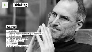 ..Gedrag..
..•..Analytisch..
..•..Zoeken naar waarheid i.p.v. harmonie..
..•..Bedachtzaam..
..•..Koel en gereserveerd..
..•..Eerlijk en direct..
..•..Sceptisch..
..•..Doet wat het juiste is..
..Thinking..
 