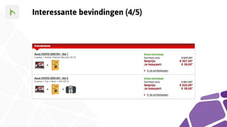 Interessante bevindingen (4/5)
 