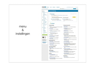 menu
     &
instellingen
 