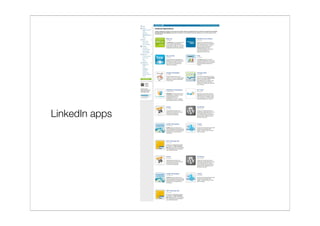 LinkedIn apps
 