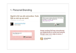 1. Personal Branding
 