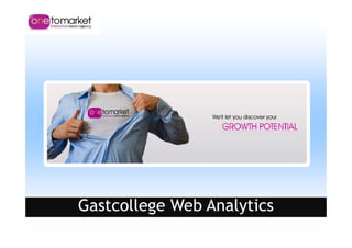 Gastcollege Web Analytics
 