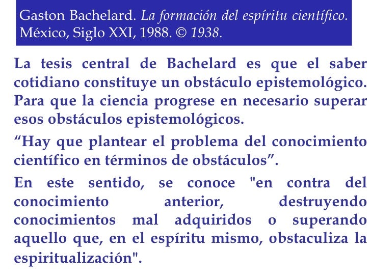 Gaston Bachelard Espiritu Cientifico
