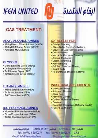 Gas Treatment Products