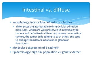 Gastric cancer | PPTX