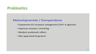 Prokinetics
 