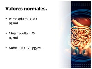 Formas de GastrinaG-34(Gastrina grande)G-17(Gastrina pequeña)G-14(Minigastrina)G-5(Forma sintética)
