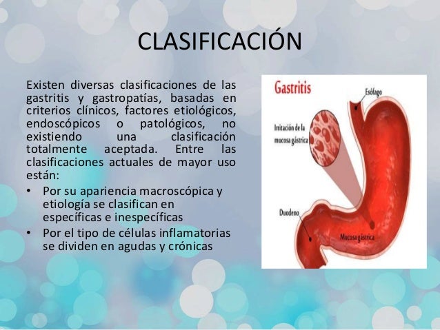 Causas de gastritis cronica pdf