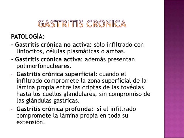 Causas de gastritis cronica pdf