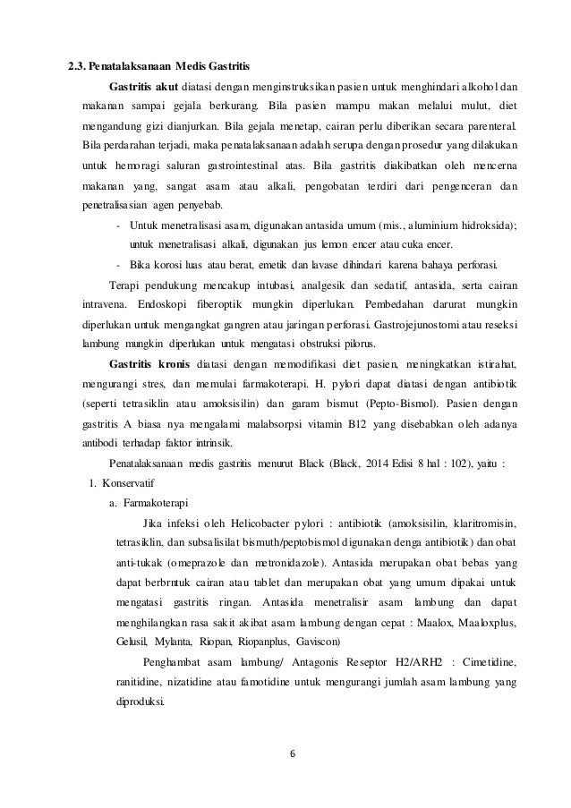 Askep Pasien Dengan Gastritis