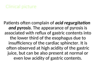 Gastritis & UD.ppt Definition, clinical presentation | PPT