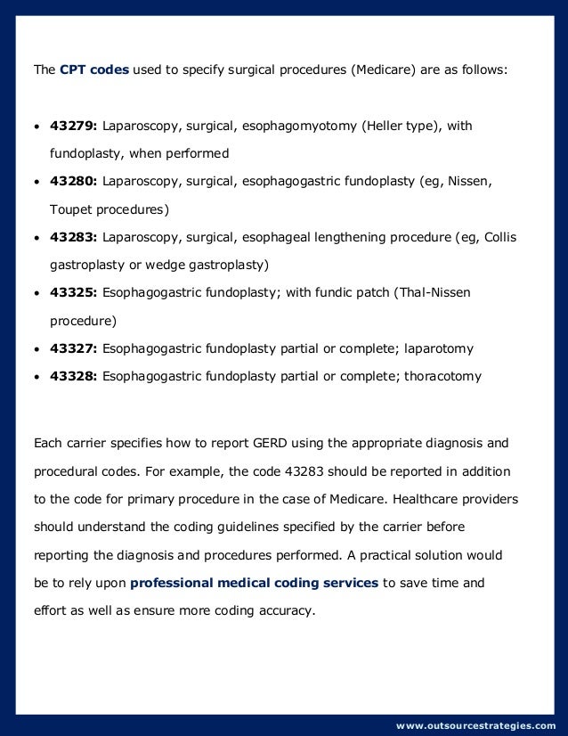 Gastroesophageal Reflux Disease (GERD) – Diagnosis and Coding