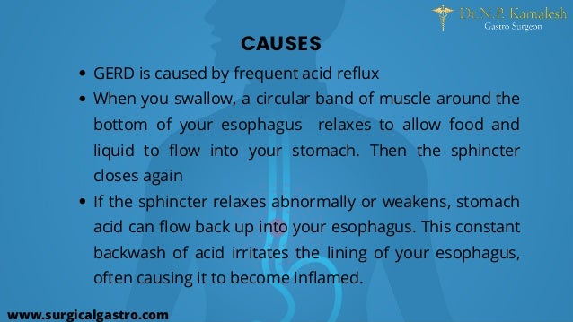 Gastroesophageal reflux disease