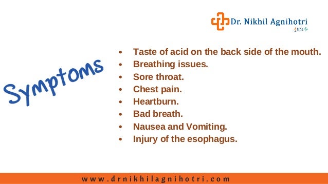 Gastroesophageal Reflux Disease Treatment India | Acid ...