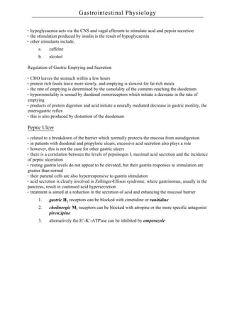 Gastrointestinal Physiology