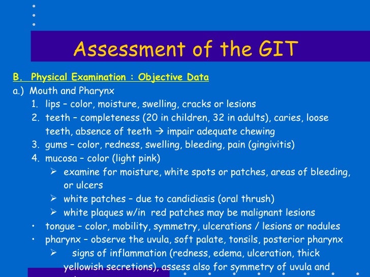 Gastrointestinal System Disorders