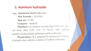 2. Aluminum hydroxide
 