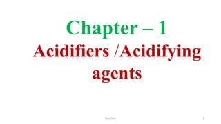 Gastrointestinal agents_B.Pharm_1st Sem_GTU | PDF