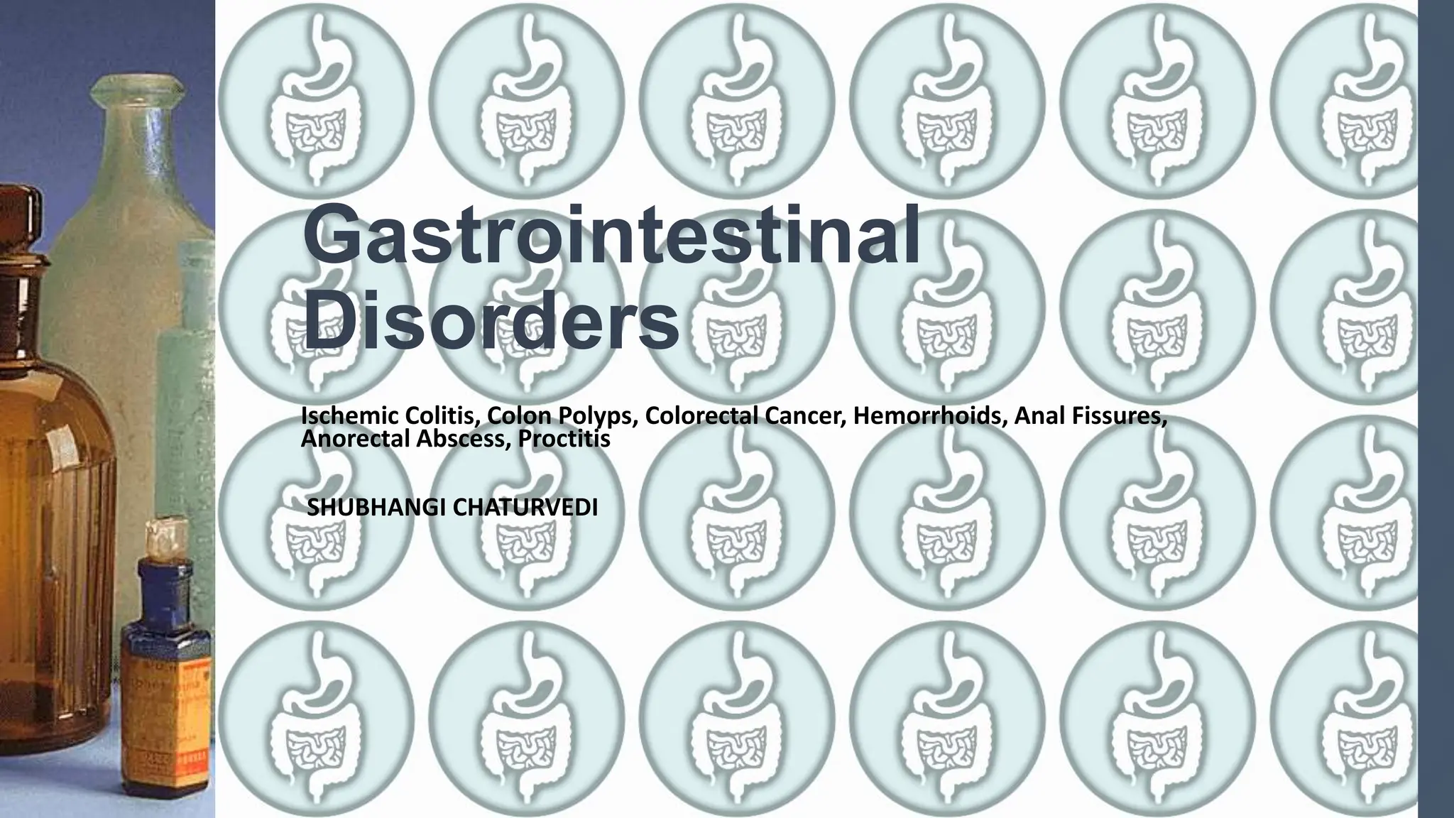 Gastrointestinal Disorders. Ischemic colitis, colon polyps, colorectal