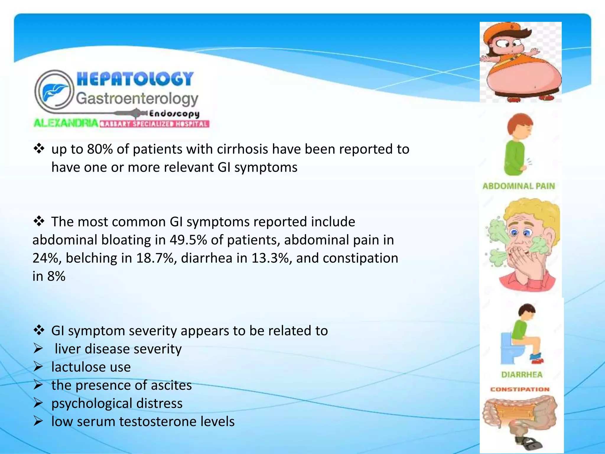 Gastrointestinal dysfunction in liver cirrhosis | PPTX