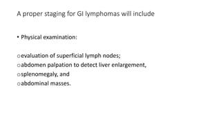 Gastrointestinal Lymphoma.pptx