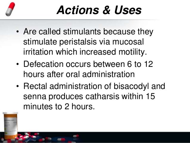 Is dulcolax a stimulant depressant or stimulant