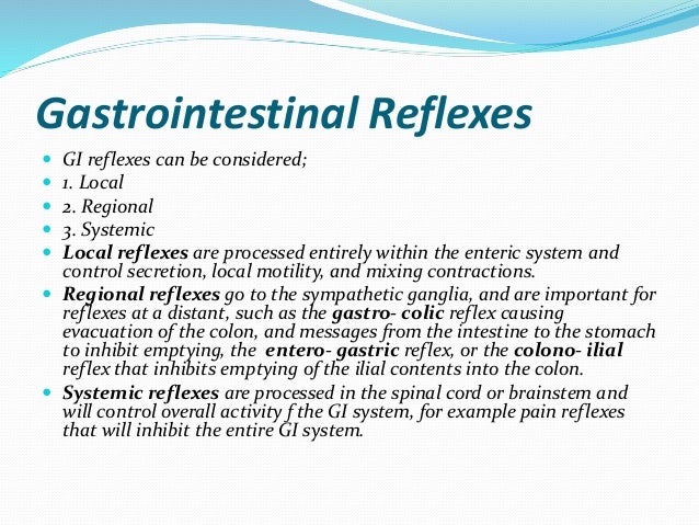 Gastrointestinal physiology