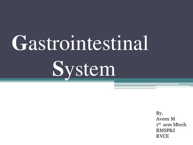 Functions of Gastrointestinal system