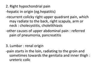 Right Hypochondrial Pain – Hypochondrial Pain – WMJJXR