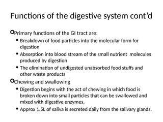 NURSING FIRST GASTROINTESTINAL TRACT.pptx