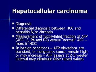 Gastrointestinal Tumour Markers | PPT