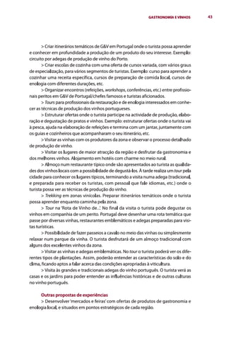 Gastronomia e vinhos