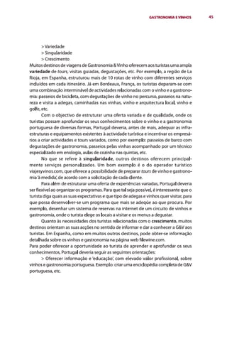 Gastronomia e vinhos