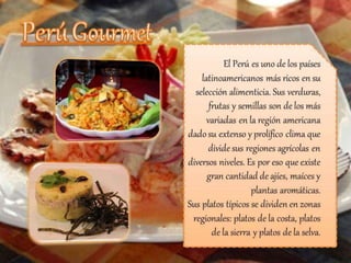 Gastronomia peruana
