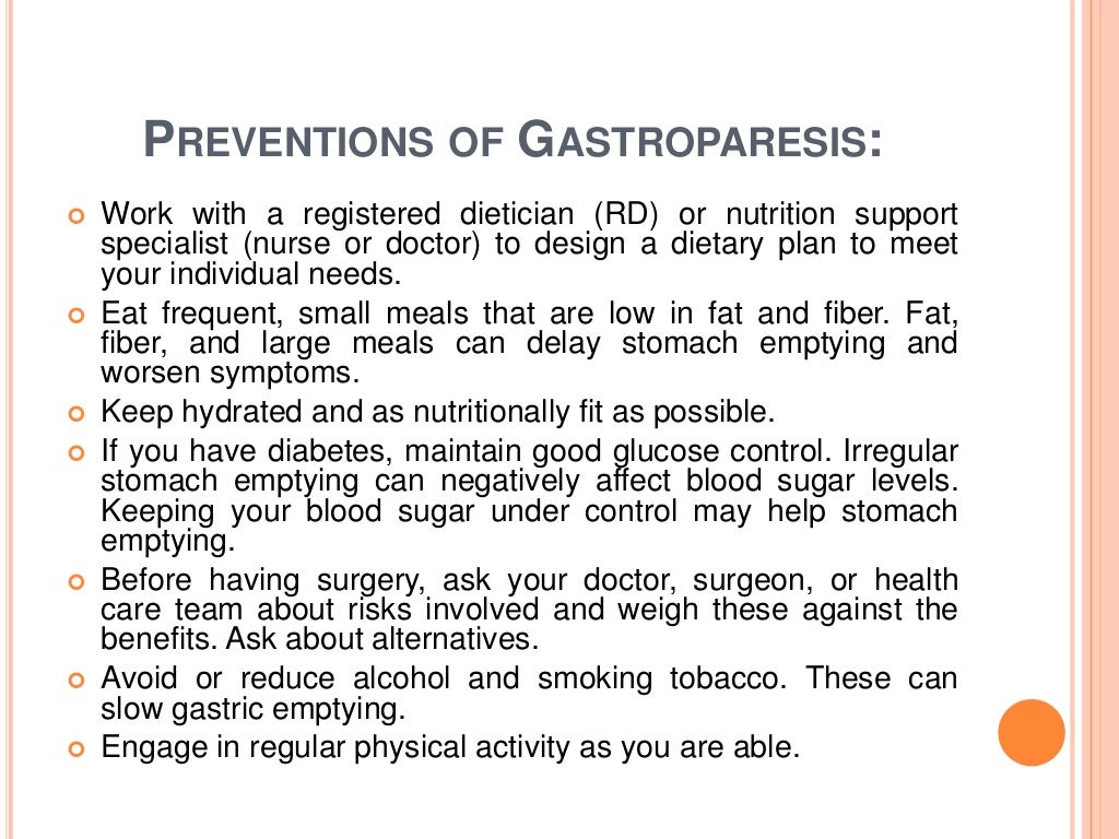 Gastroparesis Causes, Symptoms, Diagnosis and Treatment