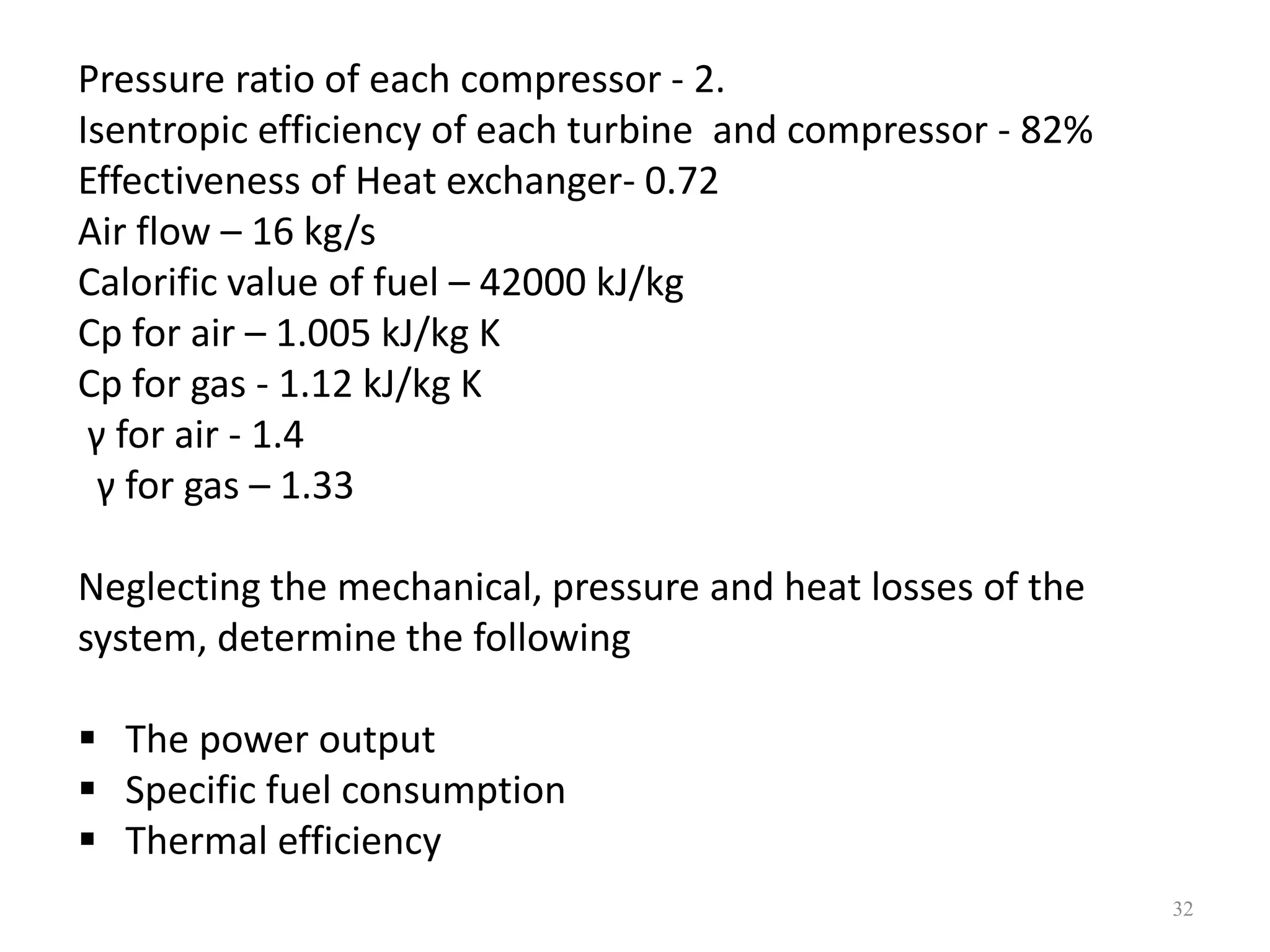 Gas turbine 2 regeneration and intercooling PPT