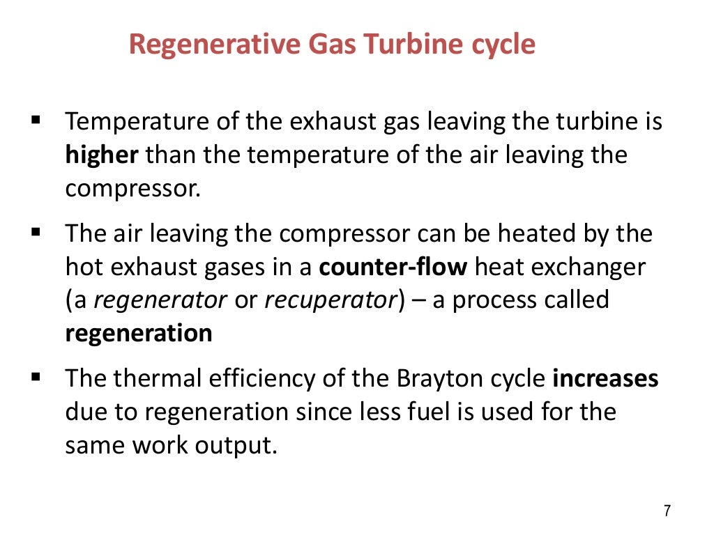 Gas turbine 2 regeneration and intercooling