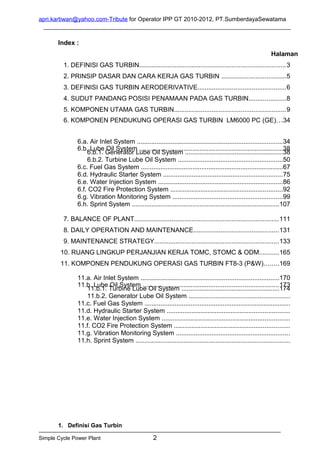 Gas turbine aeroderivative Module LM6000 PC | DOC