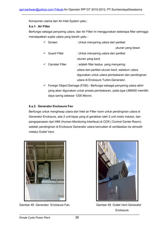 Gas turbine aeroderivative Module LM6000 PC | DOC