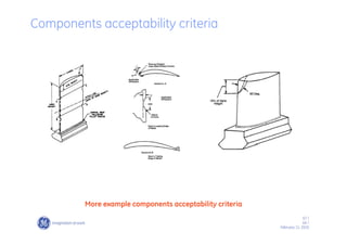 67 /
GE /
February 11, 2010
Components acceptability criteria
More example components acceptability criteria
 