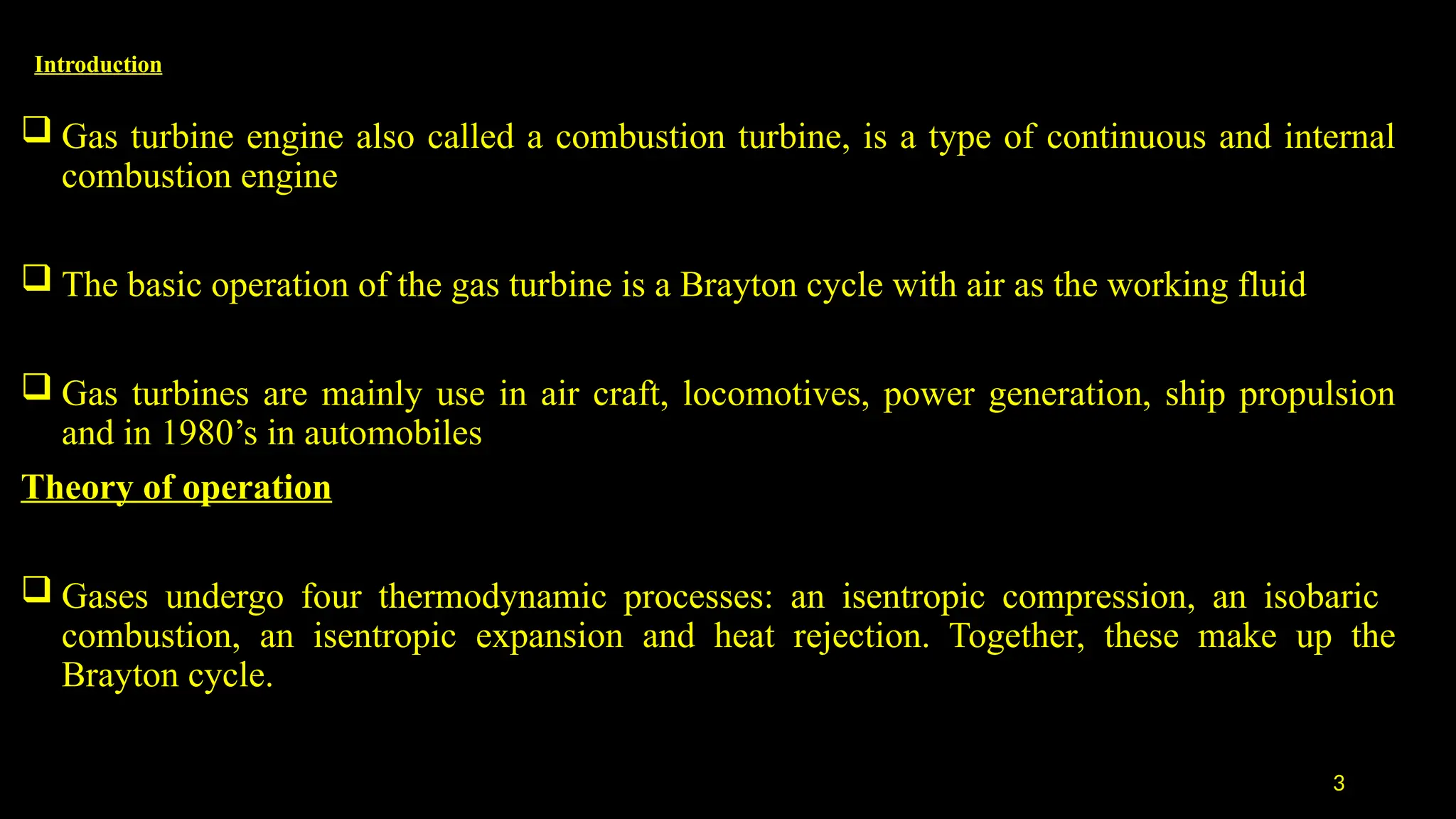 Contious Combustion Introduction to Gas Turbine engines and how it direct it LPG gas. | PPTX