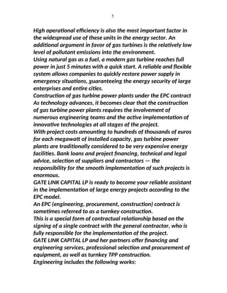 Comprehensive Guide to Gas Turbine Power Plants Financing and ...