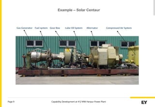 Capability Development at 412 MW Haripur Power Plant
Page 9
Example – Solar Centaur
 