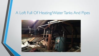 A Loft Full Of Heating/Water Tanks And Pipes 
 