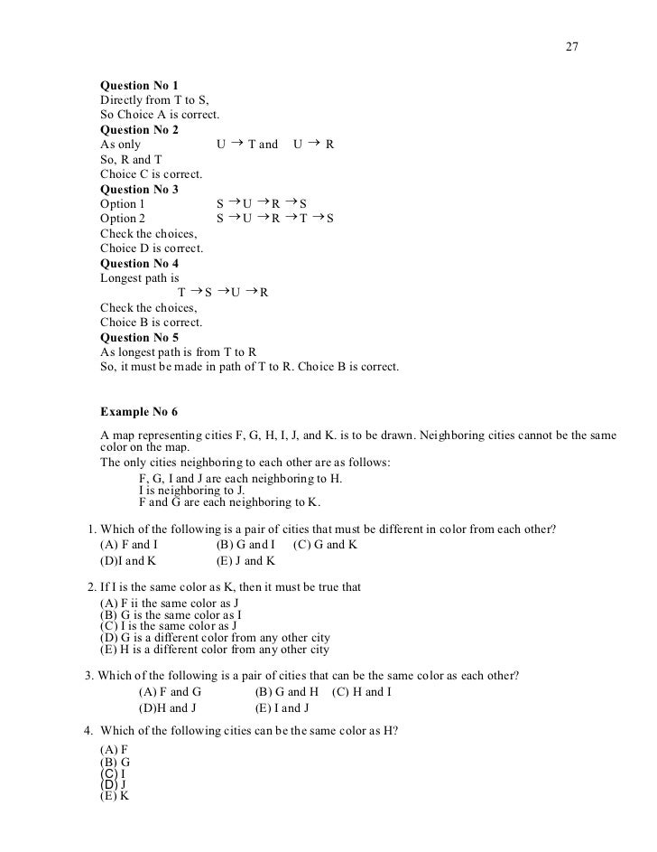 Gat Analytical Reasoning